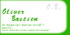 oliver bastien business card